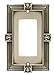 Franklin Brass 64463 Pineapple Single Decorator Wall Plate/Switch Plate/Cover, Brushed Satin Pewter