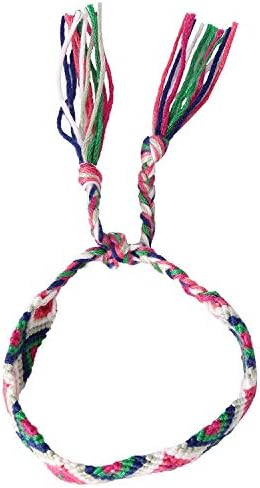 Psy Gear Brazil Handmade Weave Braided String Rope Bracelets for Men Women Vintage Cotton Wrap Ethnic Charm Boho Glow In UV Light Bracelets