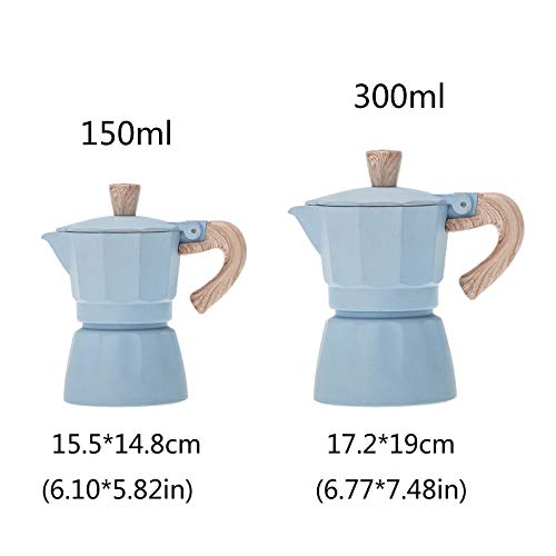 LINhuahua Mokkakanne Espressokocher Herdplatte Kaffeekanne Kaffeebereiter Edelstahl für Küche Home Office – Bild 5