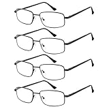 EFE Reading Glasses 4 Pack - Flexible Spring