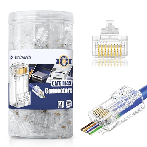 Cat6 RJ45 Pass Through Connectors