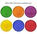 KX-WARE Plastic Plates Set of 6 - Unbreakable and Reusable 9.875 inches Dinner Plates, Multicolor | Dishwasher Safe, BPA Free