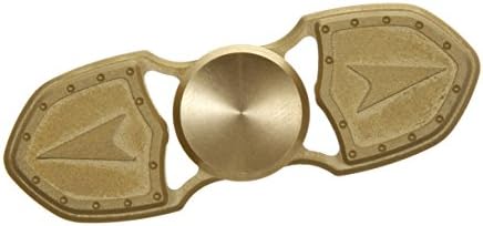 Premium Brass Hand Dual Spinner Fidget Toy - Up To 5 Minute Spin Time