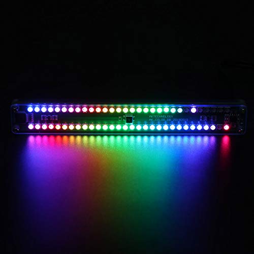 Shoresu Dual 30 Colorful Music Audio Spectrum Level Indicator Stereo Amplifier VU Meter