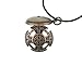 Wild Essentials Celtic Cross Essential Oil Diffuser Nickel Free Alloy Locket Pendant with 24 inch Chain, 6 Refill Pads, Customizable Color Changing Perfume Jewelry for Aromatherapy