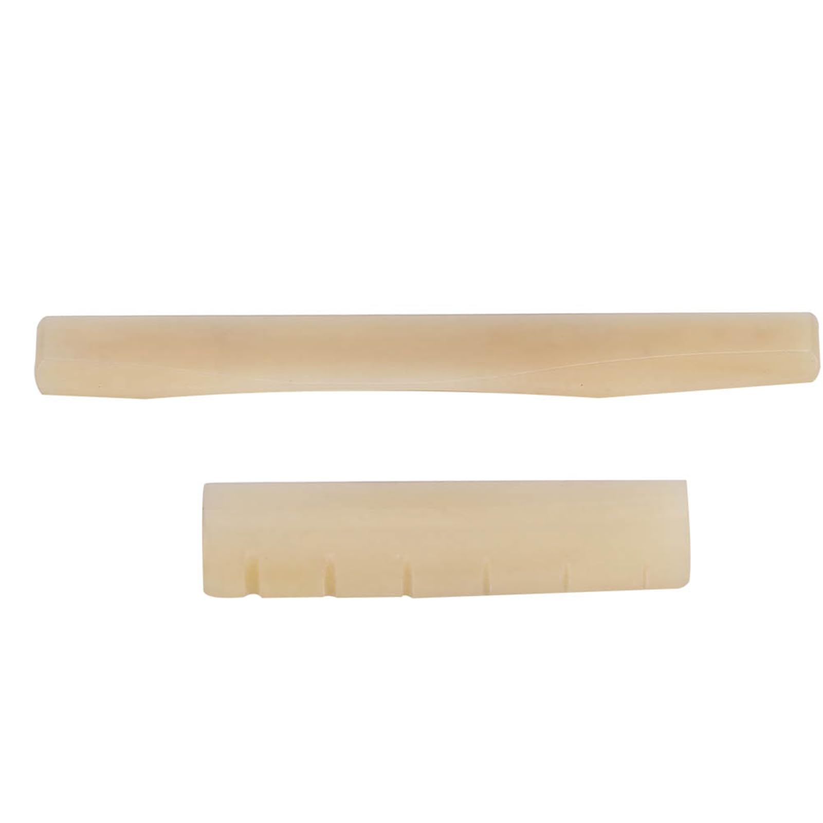 Camel Bone Guitar Saddle And Nut Saddle Guitar Nut Guitar Saddle Nut Camel Bone Guitar Saddle Camel Bone Guitar Nut Guitar Parts Guitar Accessories Repair Replacement For 6 String Folk Guitars(Beige)