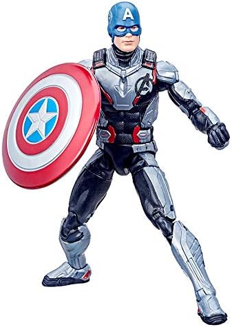 XBWJ Marvel Avengers Endgame Legend Series - 6 Inch Captain America Action Figure, Captain America (E3965) Children's Toy Model