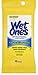 WET ONES Moist Towelette, Antibacterial, Citrus, Travel Pack 15 ea