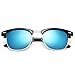 FEIDU Retro Polarized Mens Sunglasses for Men Half Metal Women FD3030 (blue, 2.04)
