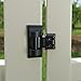 Boerboel Standard Wrap Gate Hinge 73014302 Black(2 Pack)