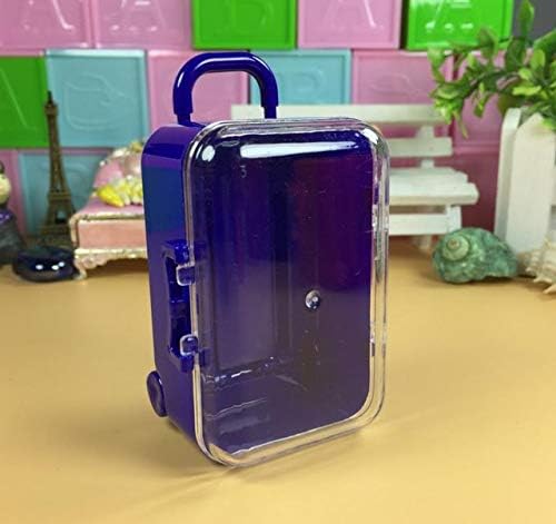 20 Pcs New Travel Luggage Design Plastic Candy Box Mini Suitcase Box Box Wedding Baby Shower Chocolate Box, 5