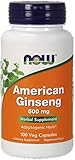 NOW American Ginseng, 100 Capsules