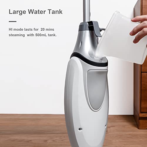 OApier S6 Steam Mop, Professional Floor Steamer S3601, 16oz Large Water