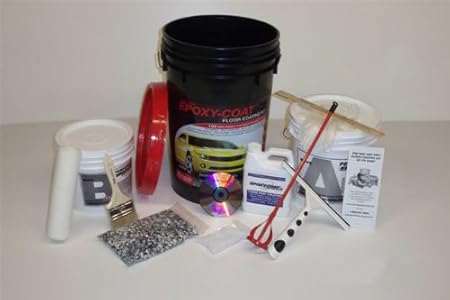 Epoxy Coat Full Kit Light Gray Up To 500 Sf Kit