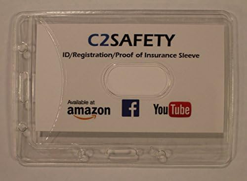 C2Safety ID, Registration, and Proof of Insurance Sleeve