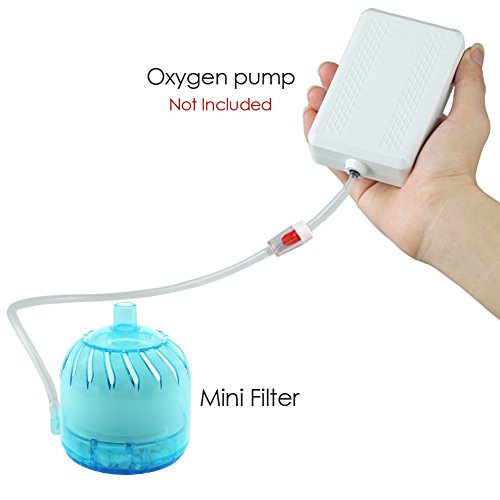 Mini Filter Goldfish Bowl Beta Fish Tank High efficiency filtration