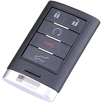 ECCPP Replacement fit for Uncut Keyless Entry Remote Control Car Key Fob Cadillac SRX/ATS/ELR/XTS NBG009768T 315MHz (Pack of 1)