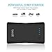 Car Jump Starter, Beatit 500A Peak 12V AUTO Battery Booster Pack with QC3.0, Type-C Port and LED Flashlight, Portable 10800mAh Emergency Power Bank