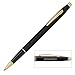 Dayspring Pens Cross Rollerball Pen | Engraved/Personalized Cross Classic Century Black Rollerball Pen with Gold Trim AT0085-110. Custom Laser Engraving of Your Personalized Gift Recipient's Name
