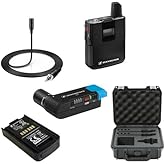 Sennheiser AVX Camera-Mountable Lavalier Pro Digital Wireless Set (MKE2 Lavalier) Bundle with SKB Waterproof Case and BA20 Recharging Battery Pack