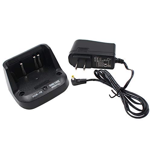 Aimtobest CD-15A FNB-80Li Battery Charger Compatible for YAESU Vertex Radio VX-5R VX-6R VX-7R VXA-700 VXA710 Standard Horizon HX460S HX460SS HX471 HX471S FNB-58 FNB-58Li FNB-80