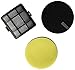 Think Crucial Replacement for Bissell Pre Motor and Post Motor Filter Kit, Fits PowerGlide LiftOff Vacuum, Compatible with Part 1601972, 1601973 and 1601974