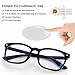 Eosneik Blue Light Blocking Glasses for Men Women, Anti Blue Light Computer Reading Gaming Glasses, Anti Eyestrain UV Filter Lens Lightweight Frame Eyeglasses
