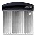 triangle Crinkle Cutter - Ultra-Sharp Stainless Steel - Creates Julienne Strips, Waffle Cuts & Fancy Wavy Edges - GreenGrip Handle - Dishwasher Safe