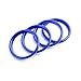 x xotic tech AC Air Outlet Ring Cover Trim Compatible with Audi A3 S3 RS3 2013-2020 (Blue) -4pcs