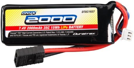 Duratrax Lipo Onyx 7.4V 2000 35C TRX Battery