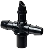 Rain Bird BT25/30PS Drip Irrigation Universal 1/4" Barbed Tee Fitting, Fits All Sizes of 1/4" Drip Tubing, 30-Pack