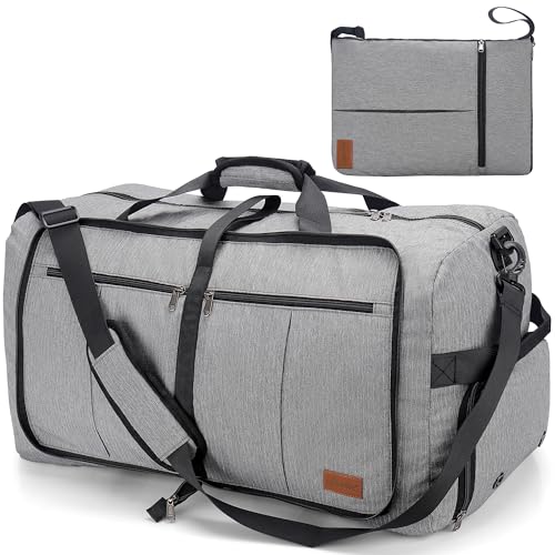 Upeelife Travel Bag, 125L Travel Bag, Large Foldable, Lightweight Sports Bag, Weekender Waterproof Travel Bags with Shoe Compartment for Men and Women, Gym Duffle Bag