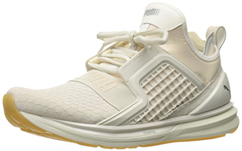 PUMA Men's Ignite Limitless Reptile Cross-Trainer Shoe, Whisper White, 10.5 M US