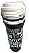 Aladdin 5 Reusable To-Go Cups (Cafe', Java, Coffee) Black & White Chalkboard
