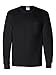 Gildan Men's Ultra Cotton Long Sleeves Pocket T-Shirt_Black_XL