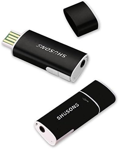 Voice Recorder,SHUNSONS Mini Hidden Digital Audio Voice Recorder/ 8GB USB 3.0 Flash Drive /Portable MP3 Player