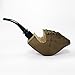 FULUSHOU Tobacco Pipe Mediterranean Briar Wood Block - Semi-Finished Tobacco Pipe -Style 5