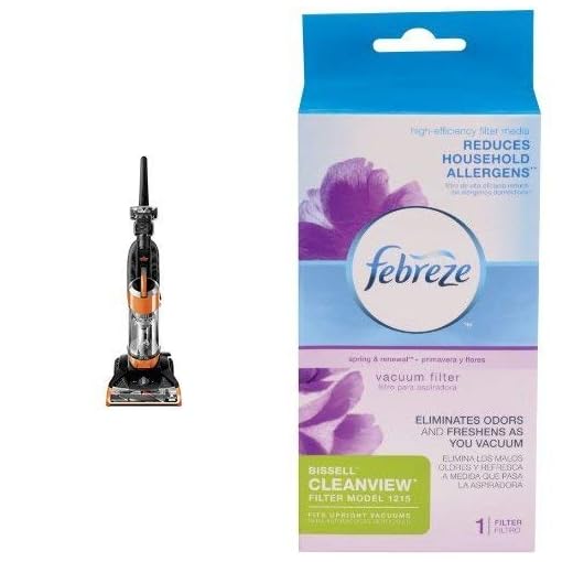 Bissell Cleanview Upright Bagless Vacuum, 1, Orange (Renewed) vacuumcleanerciti