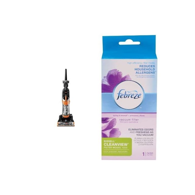 Bissell Cleanview Upright Bagless Vacuum, 1, Orange (Renewed