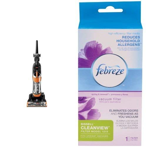 Bissell Cleanview Upright Bagless Vacuum, 1, Orange (Renewed