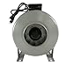 AmeriFan Duct Booster Exhaust, for Growing, Hydroponics, Heating, Cooling, Venting, HVAC, Steel, 120V Supply Voltage, 6 Inch, Fan Only