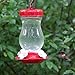 Perky-Pet 132TF 24-Ounce Glass Top Fill Hummingbird Feeder,Red,Large
