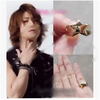 Amazon Co Jp ノーセンダ Nuosende 韓流グッズ 応援グッズ 亀梨和也 Arashi Masaki Aiba 松本 赤西仁 応援品 Cos Goods Vip 応援 指輪 メンズ レディース 亀梨和也 金 服 ファッション小物