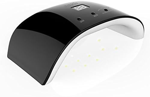 Gel Nail Lamp, Victorcn SUN9se 24W LED Drying Curing Machine Tool UV Dryers Light Polish (Black)