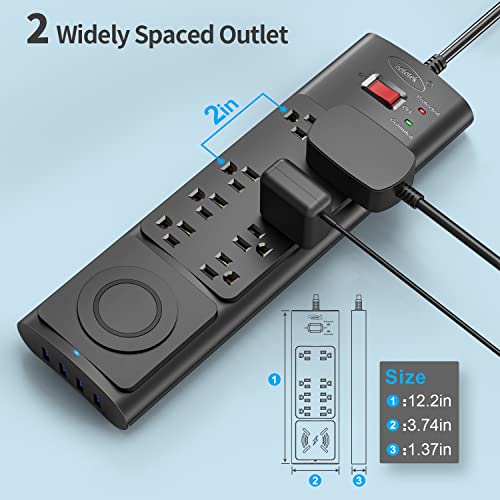 Charging Station, Bototek Power Strip Surge Protector (2980