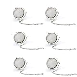 6pcs Stainless Steel Tea Strainer Mesh Tea ball