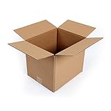 Pratt PRA0057 50PK 100% Recycled Corrugated Cardboard Box, 12