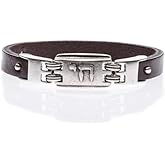 Alef Bet by Paula Embrace Faith and Style with the Hebrew Black Leather Jewish Chai Bracelet