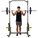 Sunny Health & Fitness Power and Squat Rack with High Weight Capacity, Olympic Weight Plate Storage and 360° Swivel Landmine and Power Band Attachmentthumb 2