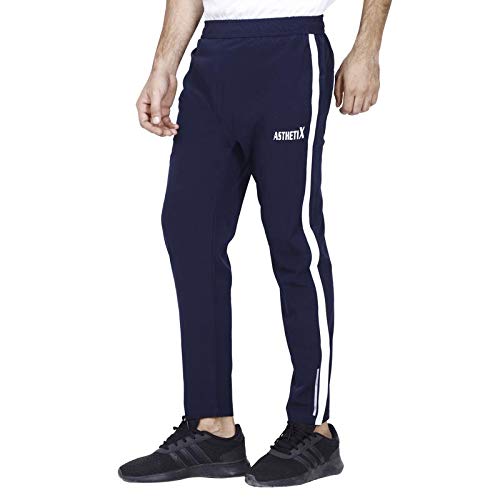 mens navy track pants